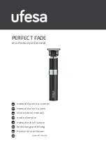 UFESA PERFECT FADE Instruction Manual preview