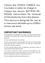 Preview for 21 page of UFESA PERFECT FADE Instruction Manual