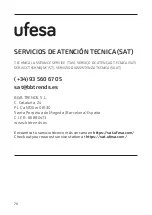 Preview for 70 page of UFESA PERFECT FADE Instruction Manual