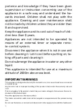 Preview for 16 page of UFESA Performance SW3003 Instruction Manual