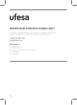 Preview for 38 page of UFESA PF3500 Instruction Manual