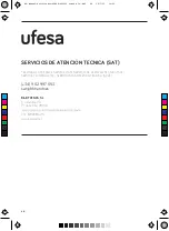 Preview for 46 page of UFESA PF5500 fresh air Instruction Manual