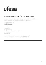 Preview for 55 page of UFESA PF6500 Instruction Manual