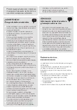 Предварительный просмотр 3 страницы UFESA PN5000 Instruction Manual