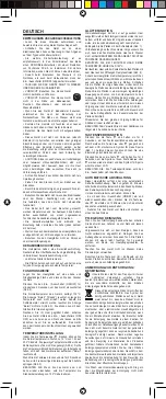 Preview for 8 page of UFESA PP5140 Operating Instructions Manual