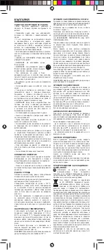 Предварительный просмотр 12 страницы UFESA PP5140 Operating Instructions Manual