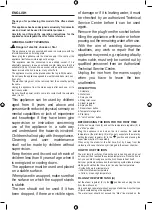 Предварительный просмотр 6 страницы UFESA PV1521 Operating Instructions Manual