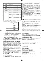 Preview for 10 page of UFESA PV1555 Operating Instructions Manual