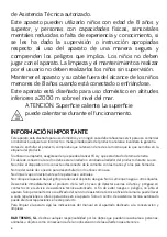 Preview for 4 page of UFESA PV3600 almeria Instruction Manual