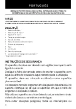 Preview for 10 page of UFESA PV3600 almeria Instruction Manual