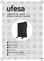 UFESA RD1500D Instruction Manual preview