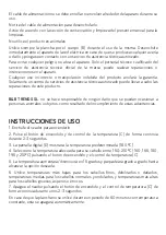 Предварительный просмотр 5 страницы UFESA RINGLET Instruction Manual