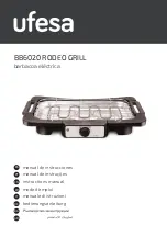 UFESA RODEO GRILL Instruction Manual preview