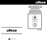 UFESA RP-7494 Operating Instructions Manual предпросмотр