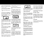 Предварительный просмотр 6 страницы UFESA RP-7494 Operating Instructions Manual