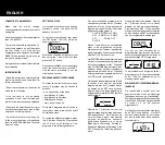 Preview for 8 page of UFESA RP-7494 Operating Instructions Manual