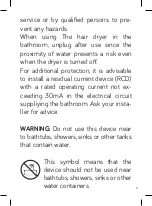 Preview for 9 page of UFESA SC8310 Instruction Manual