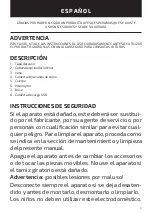 Preview for 3 page of UFESA Squeeze & Go White Instruction Manual