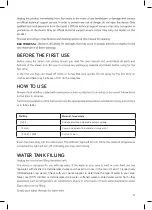 Preview for 17 page of UFESA STEAM TECH 2400 Manual