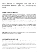 Предварительный просмотр 13 страницы UFESA STYLE Instruction Manual