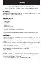 Preview for 7 page of UFESA SV0012 PANTS Instruction Manual