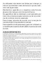 Preview for 9 page of UFESA Teide Instruction Manual