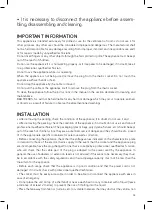 Preview for 13 page of UFESA TF0300 Instruction Manual