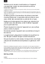 Preview for 40 page of UFESA TotalChef RK3 Instruction Manual