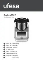 Предварительный просмотр 1 страницы UFESA Totalchef RK7 Instruction Manual