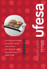 UFESA TT7920 Instruction Manual preview