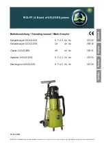 Preview for 1 page of UFLOOR WOLFF VACUCLEAN Operating Manual