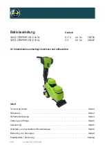 Preview for 2 page of UFLOOR WOLFF Vario-Stripper Series Operating Manual