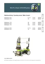 UFLOOR WOLFF Weldmaster 056257 Operating Manual preview