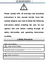 Preview for 4 page of UFO Power U-P48100 User Manual