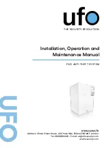 UFO Basic L Installation, Operation And Maintenance Manual preview