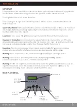 Preview for 3 page of UFO Comet Light Source Product User Manual