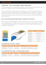 Preview for 6 page of UFO Comet Light Source Product User Manual