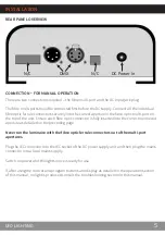 Preview for 5 page of UFO Nebula White Light LED Light Source Product User Manual