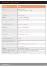 Preview for 19 page of UFO Nebula White Light LED Light Source Product User Manual