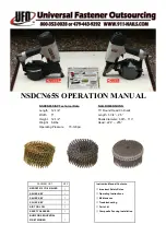 UFO NSDCN65S Operation Manual preview