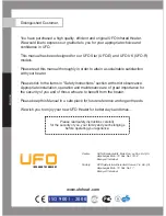 Предварительный просмотр 2 страницы UFO UFO-R/UKL2 User Manual