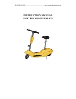 Preview for 1 page of UFREE SCOOTER FS-E12 Instruction Manual