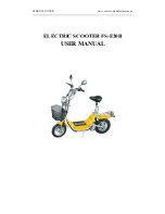 UFREE SCOOTER FS-E20B User Manual preview