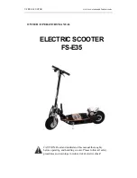 UFREE SCOOTER FS-E35 Owner'S/Operator'S Manual preview