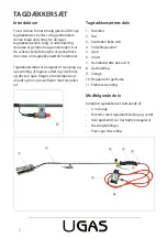 Preview for 2 page of UGAS 86559 Instruction Manual