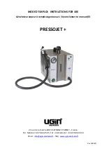 Preview for 1 page of Ugin PRESSOJET + Instructions For Use Manual