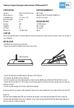 Preview for 2 page of Ugo Marapi SL130 User Manual