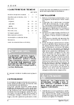 Предварительный просмотр 4 страницы Ugolini A1 Series Operator'S Manual