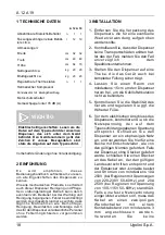 Предварительный просмотр 18 страницы Ugolini A1 Series Operator'S Manual