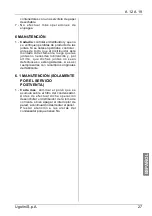 Предварительный просмотр 27 страницы Ugolini A1 Series Operator'S Manual